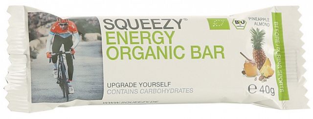 Squeezy Organicynz Baton Energetyczny Ananas/Migdał 40g 1szt